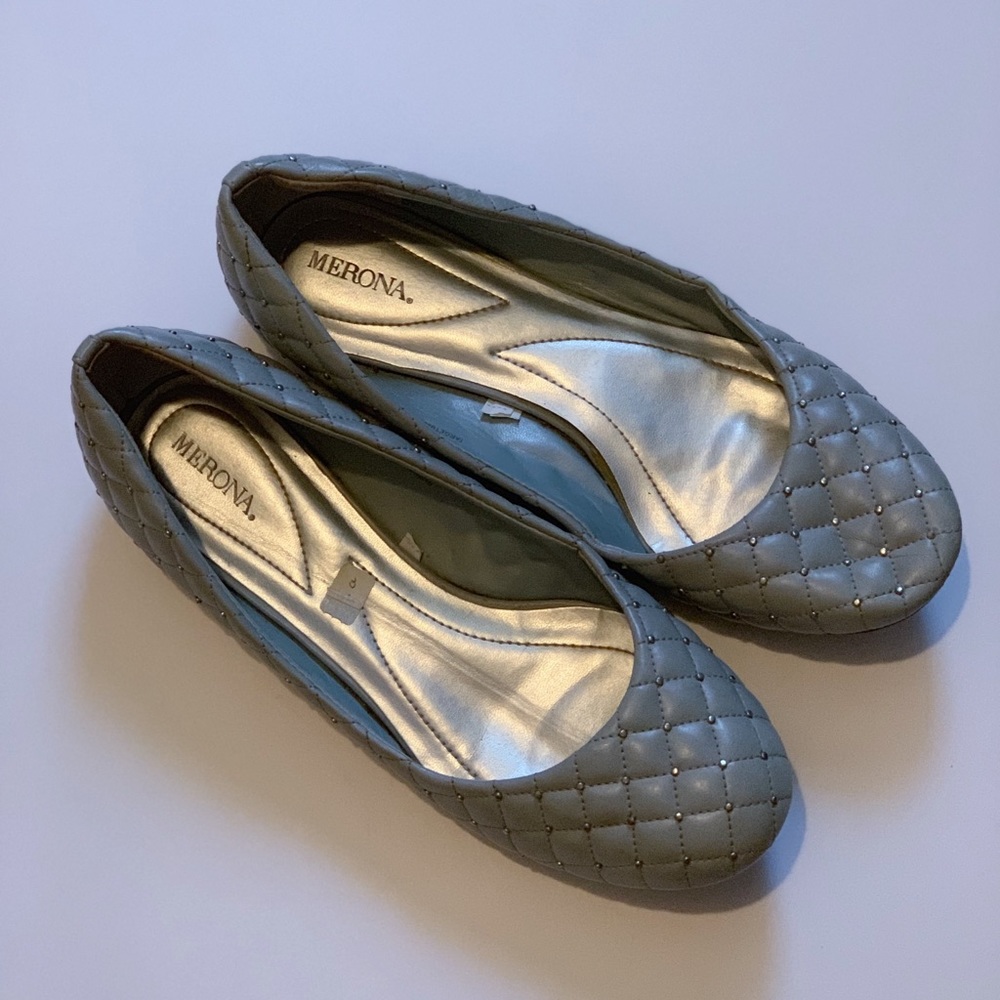 Merona Silver Flats